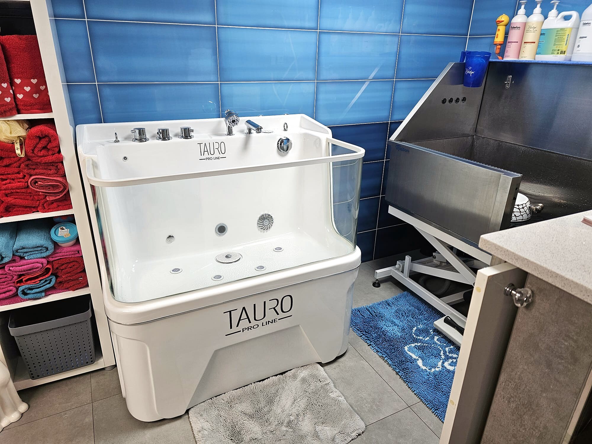 Spa-Wanne von TAURO Pro Line im Wellnessbereich des Salons